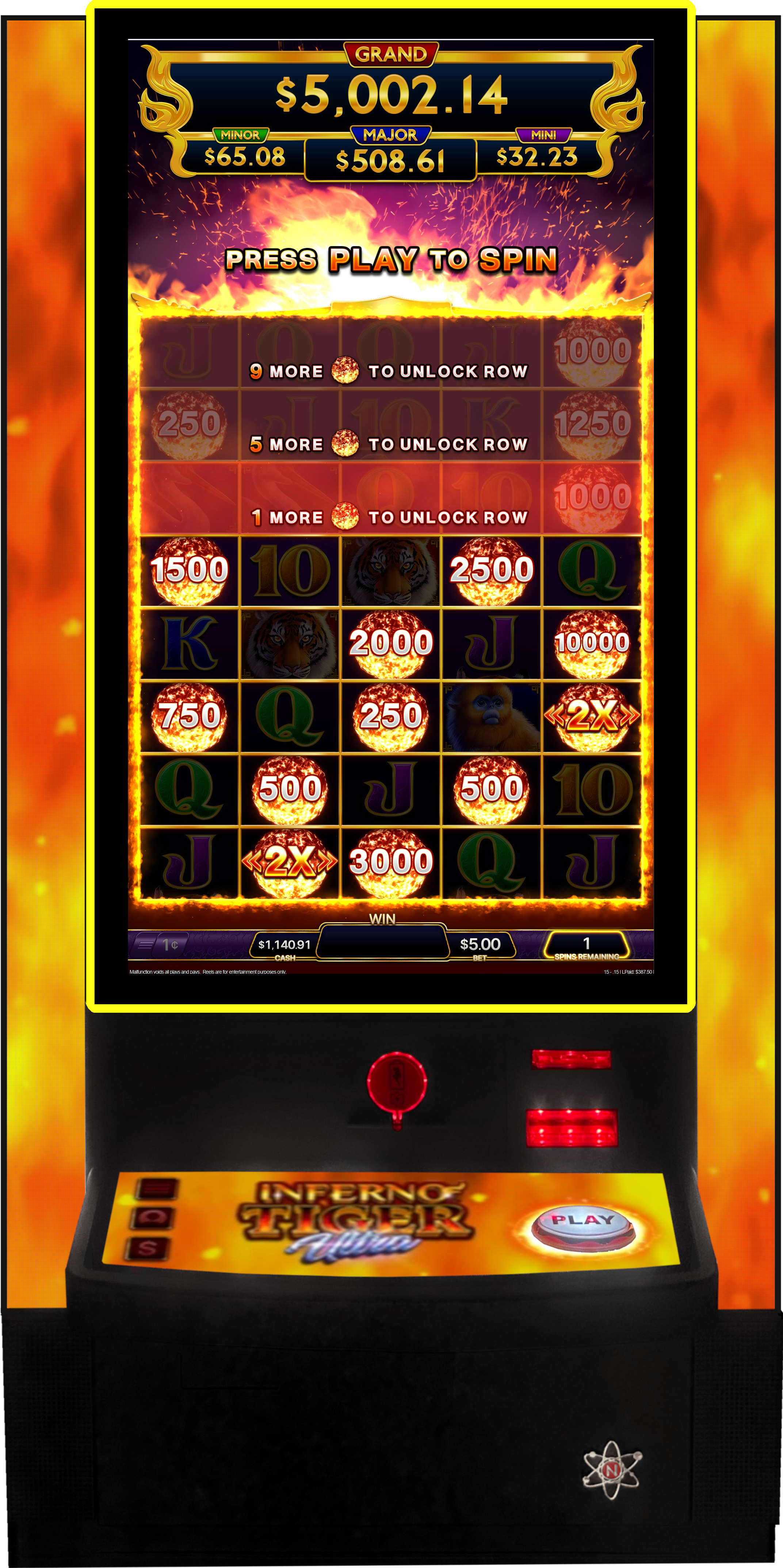Inferno Tiger Cabinet 3