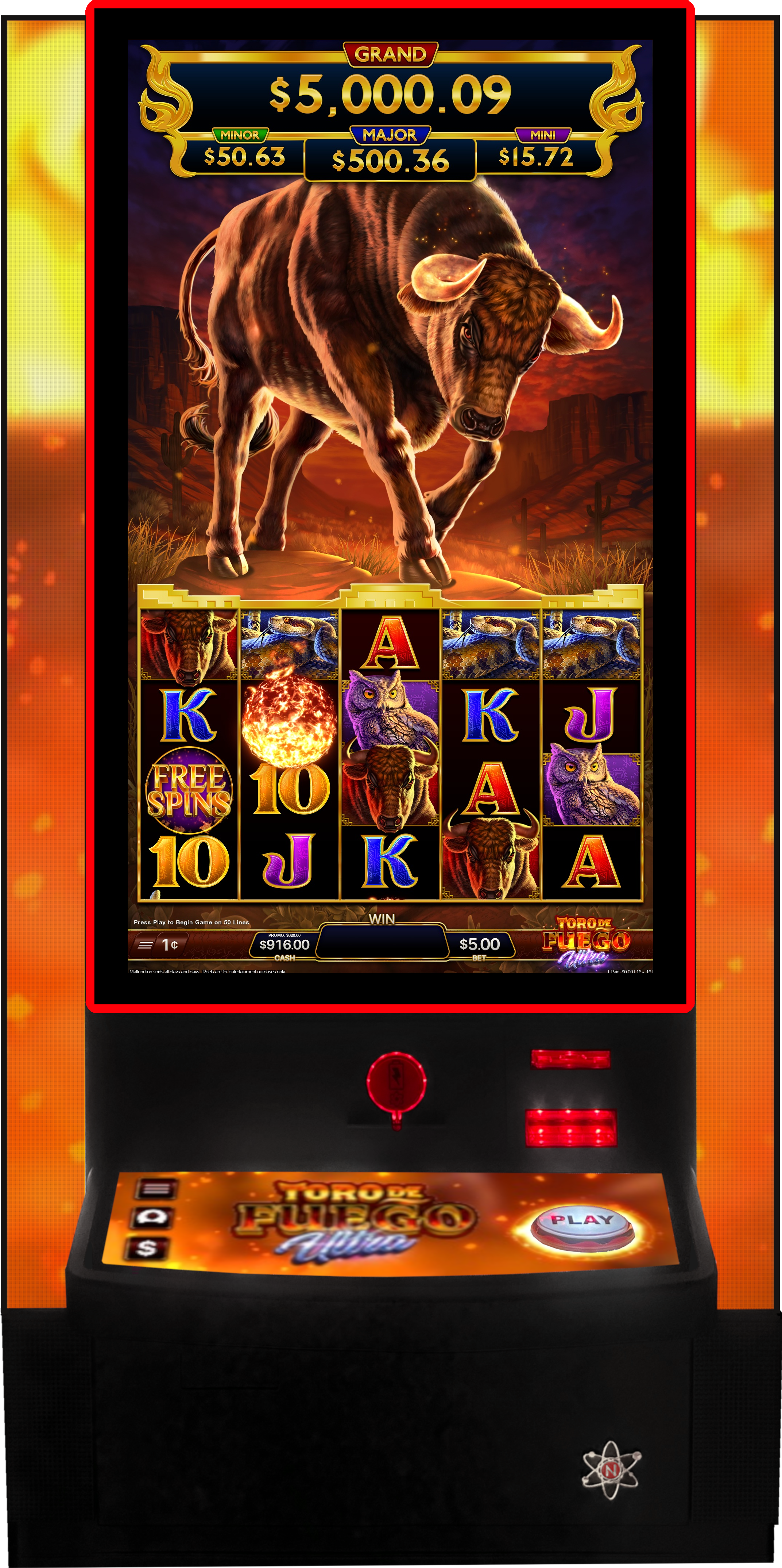 Toro De Fuego Cabinet 1