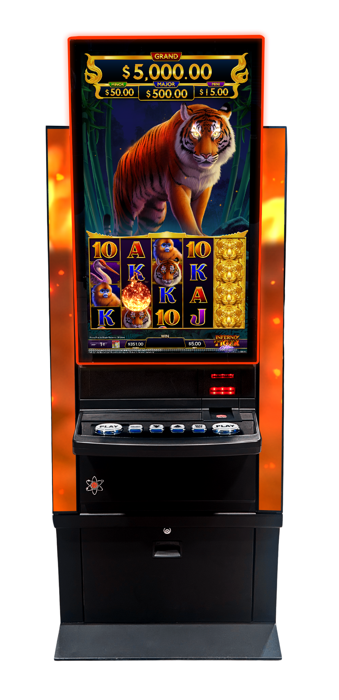 N4 Straight Cabinet View 1